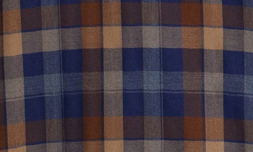 Johnston & Murphy Heather Plaid Button-down Shirt In Multi
