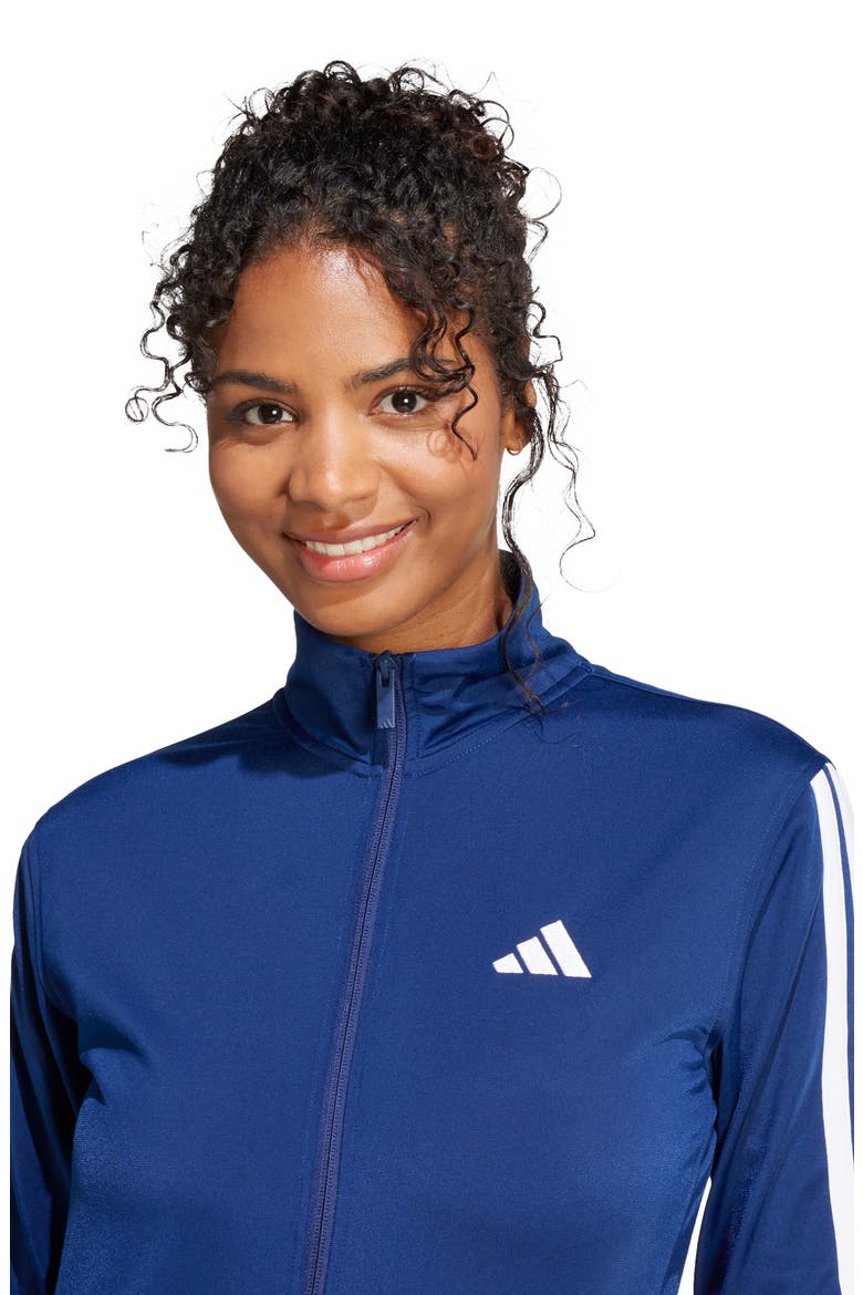 3-Stripes Tricot Track Jacket, Alternate, color, DARK BLUE/WHITE