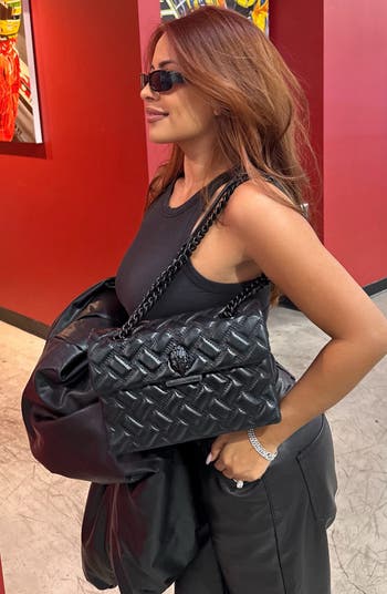 Kensington Drench Leather Shoulder Bag
