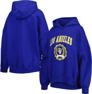 Tommy Hilfiger Women's Tommy Hilfiger Royal Los Angeles Rams Becca Drop Shoulder Pullover Hoodie