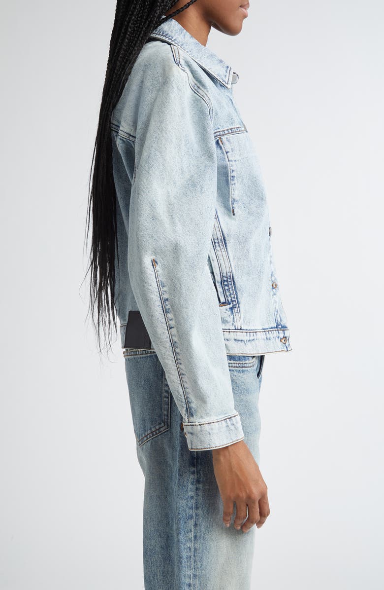 Proenza Schouler Lawrence Denim Jacket, Alternate, color, Classic Wash