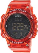 INVICTA Racing Silicone Strap Watch, 52mm