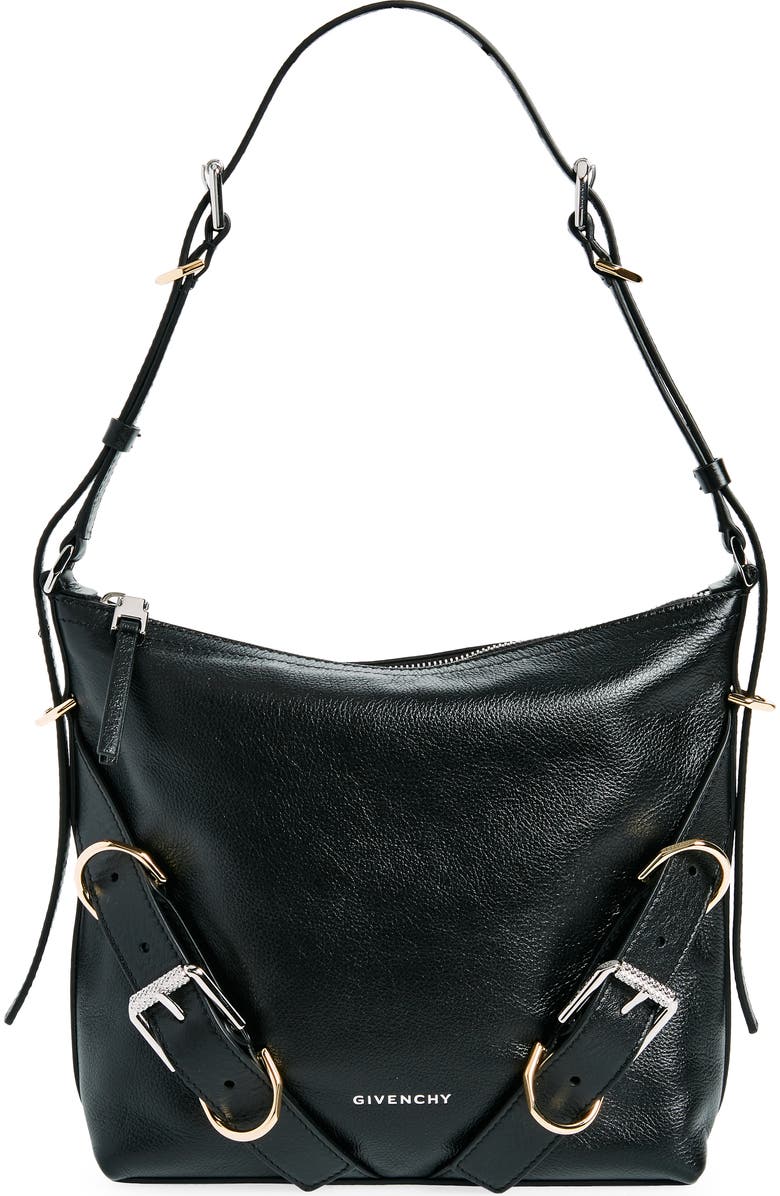 Givenchy Small Voyou Leather Shoulder Bag, Main, color,