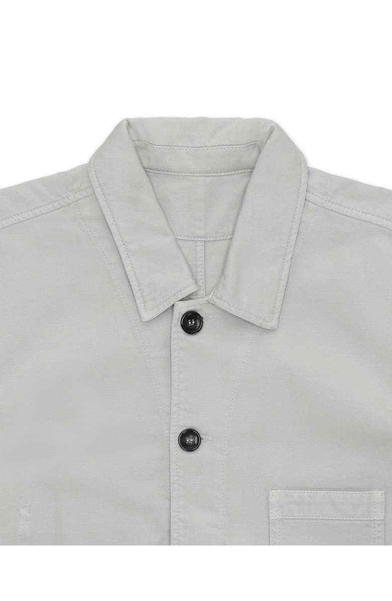Fortela Seneca Cotton Overshirt, Alternate, color, Grey