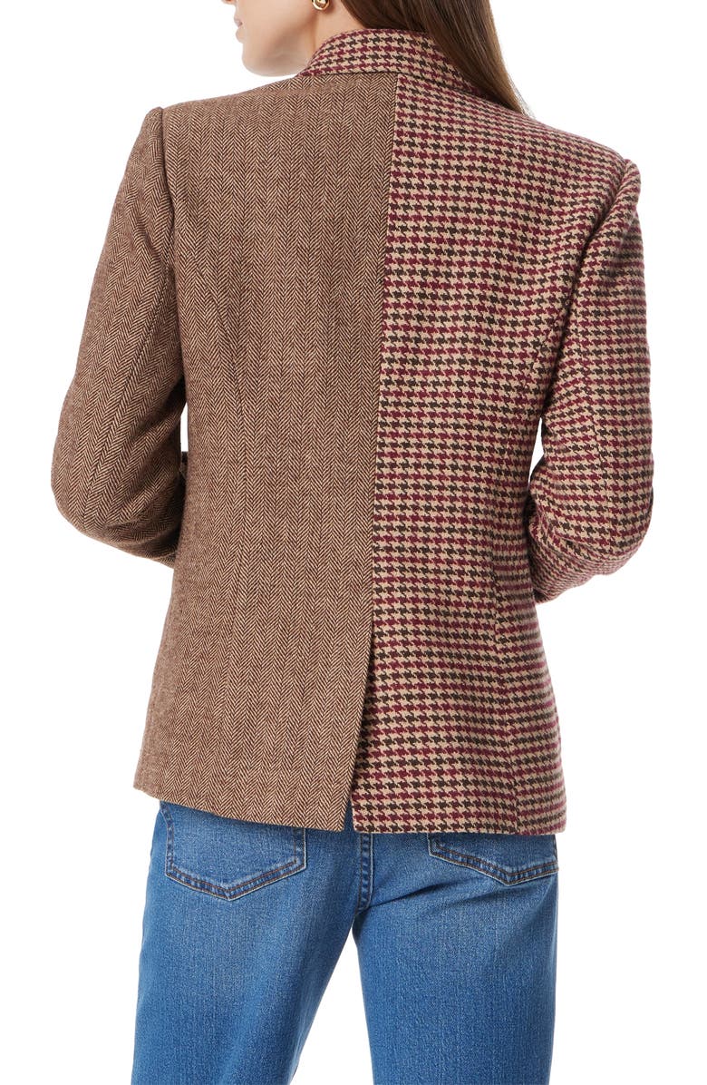 Sam Edelman Imogen Mix Pattern Double Breasted Blazer, Alternate, color,