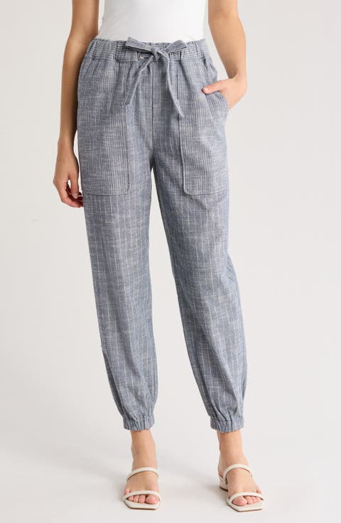 Emerald Pinstripe Joggers