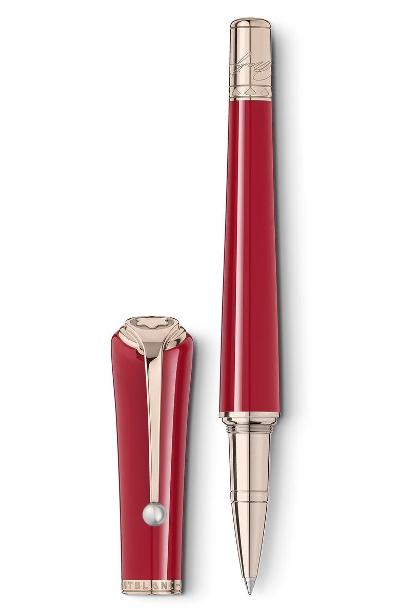 Montblanc Special Edition Muses Marilyn Monroe Rollerball Pen, Main, color, Red