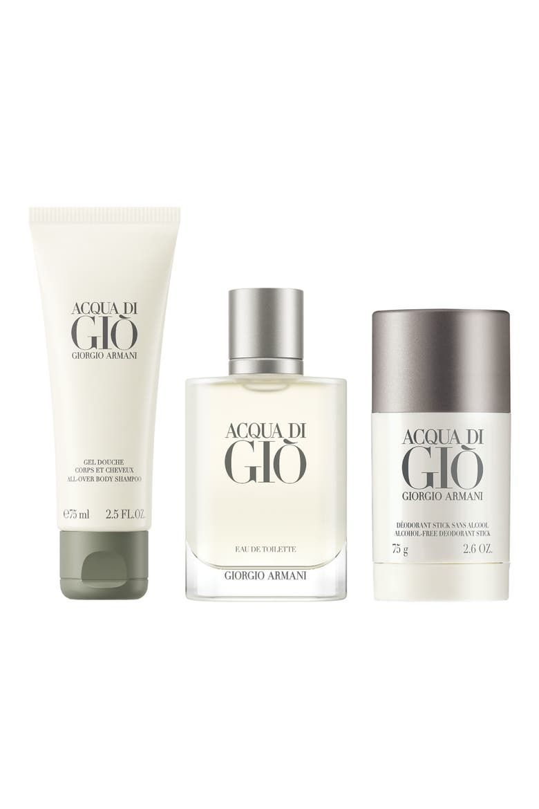 Acqua di Gió Eau de Toilette 3-Piece Men's Gift Set, Alternate, color, NO COLOR