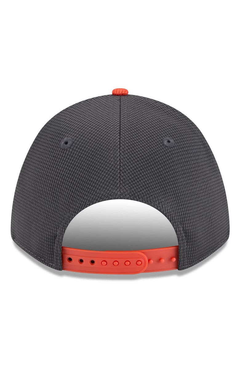 New Era Men's New Era  Gray/Orange Baltimore Orioles 2025 Batting Practice 9FORTY M-Crown Adjustable Hat, Alternate, color, 