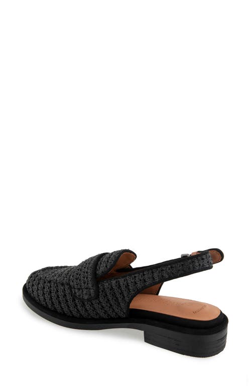 GENTLE SOULS BY KENNETH COLE GENTLE SOULS CALEB SLINGBACK RAFFIA LOAFER FLAT