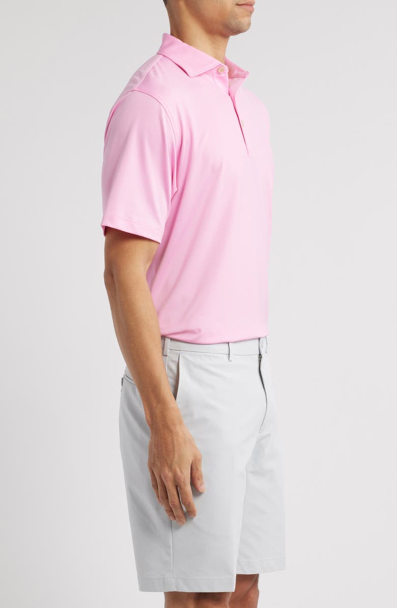 Peter Millar Crown Sport Summer Comfort Solid Performance Jersey Polo, Alternate, color, Pink Vale