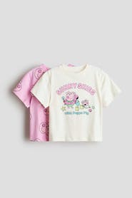 H&M 2-pack Printed T-shirts