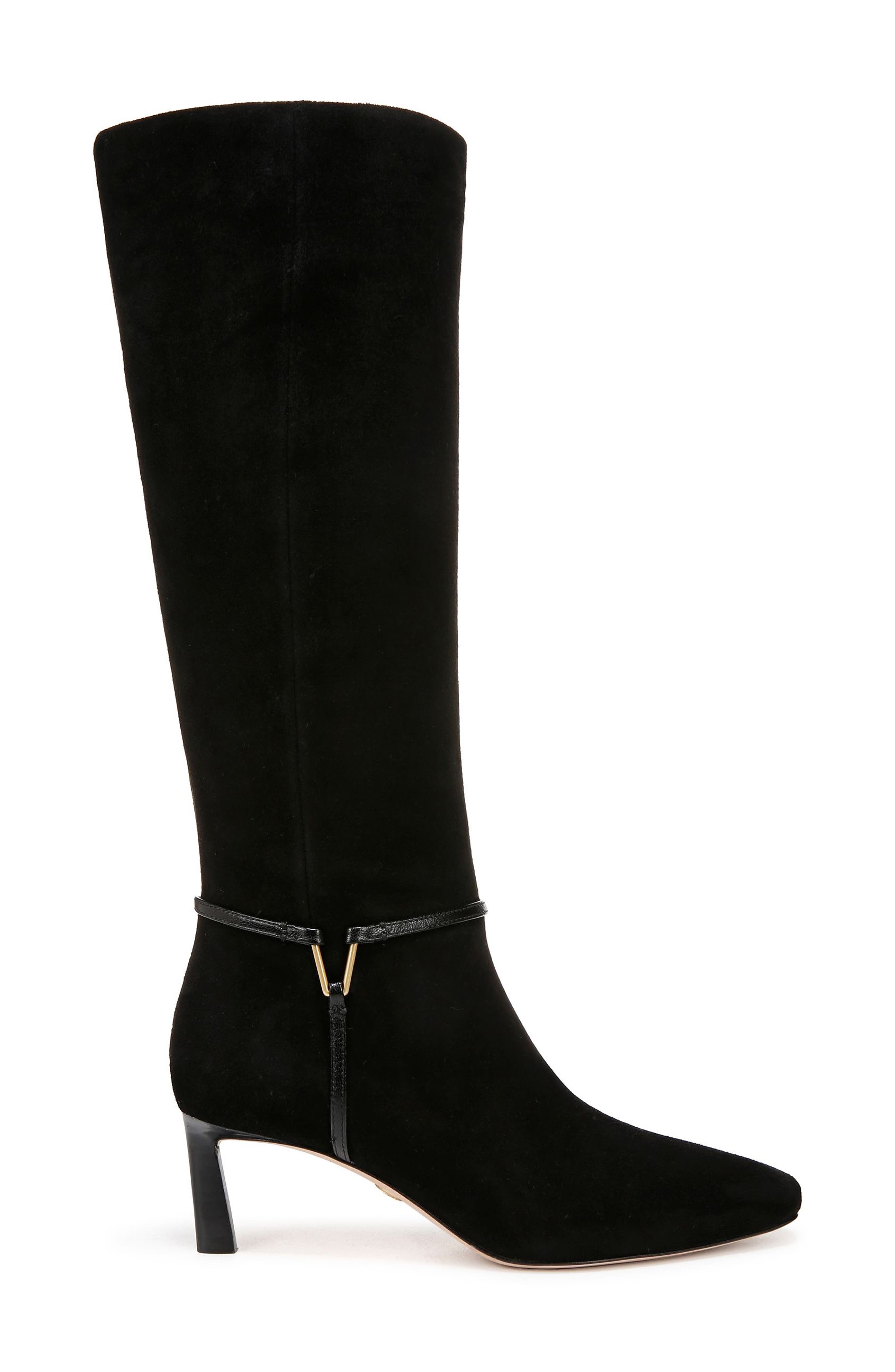 Veronica Beard Kenzie Knee High Boot, Alternate, color, Black