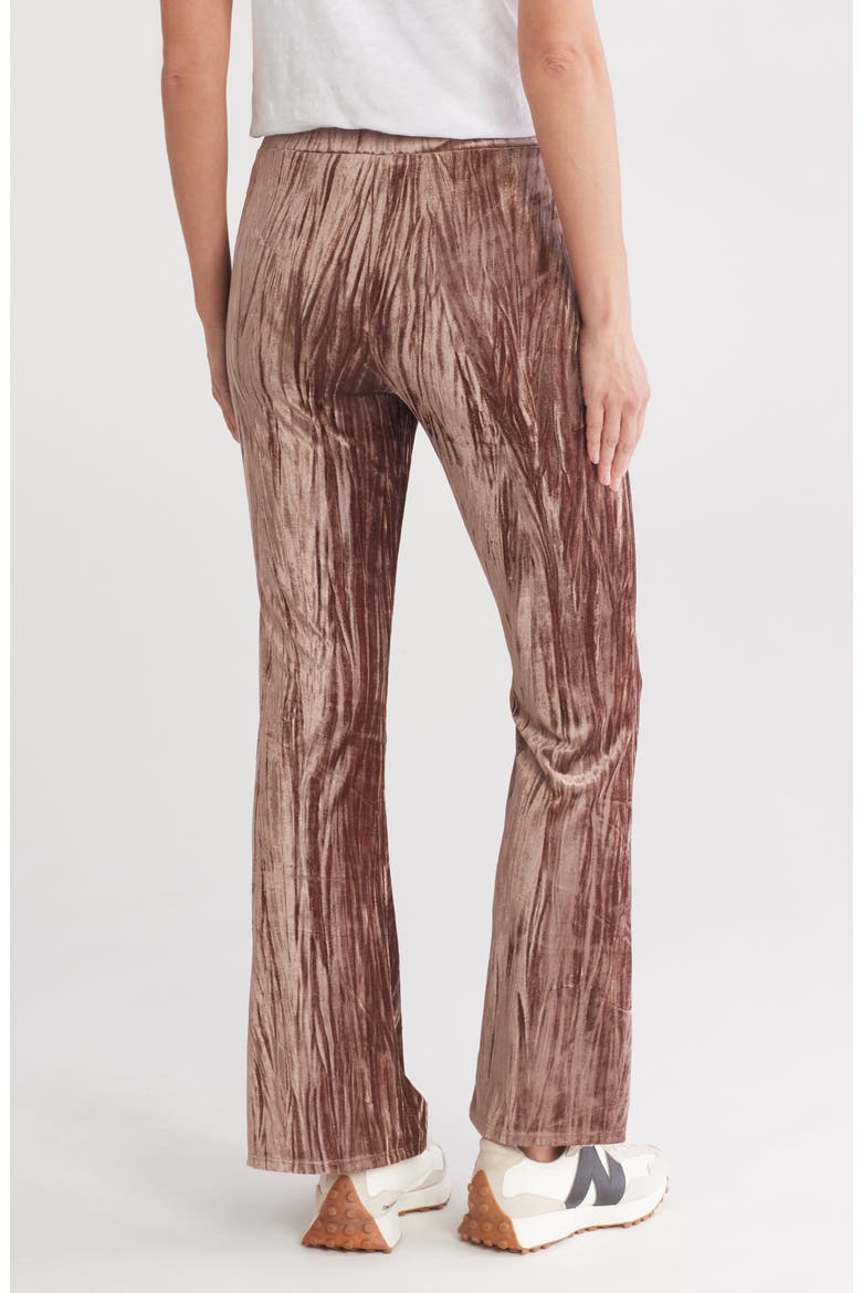 Wide Leg Velvet Pants, Alternate, color, TAUPE