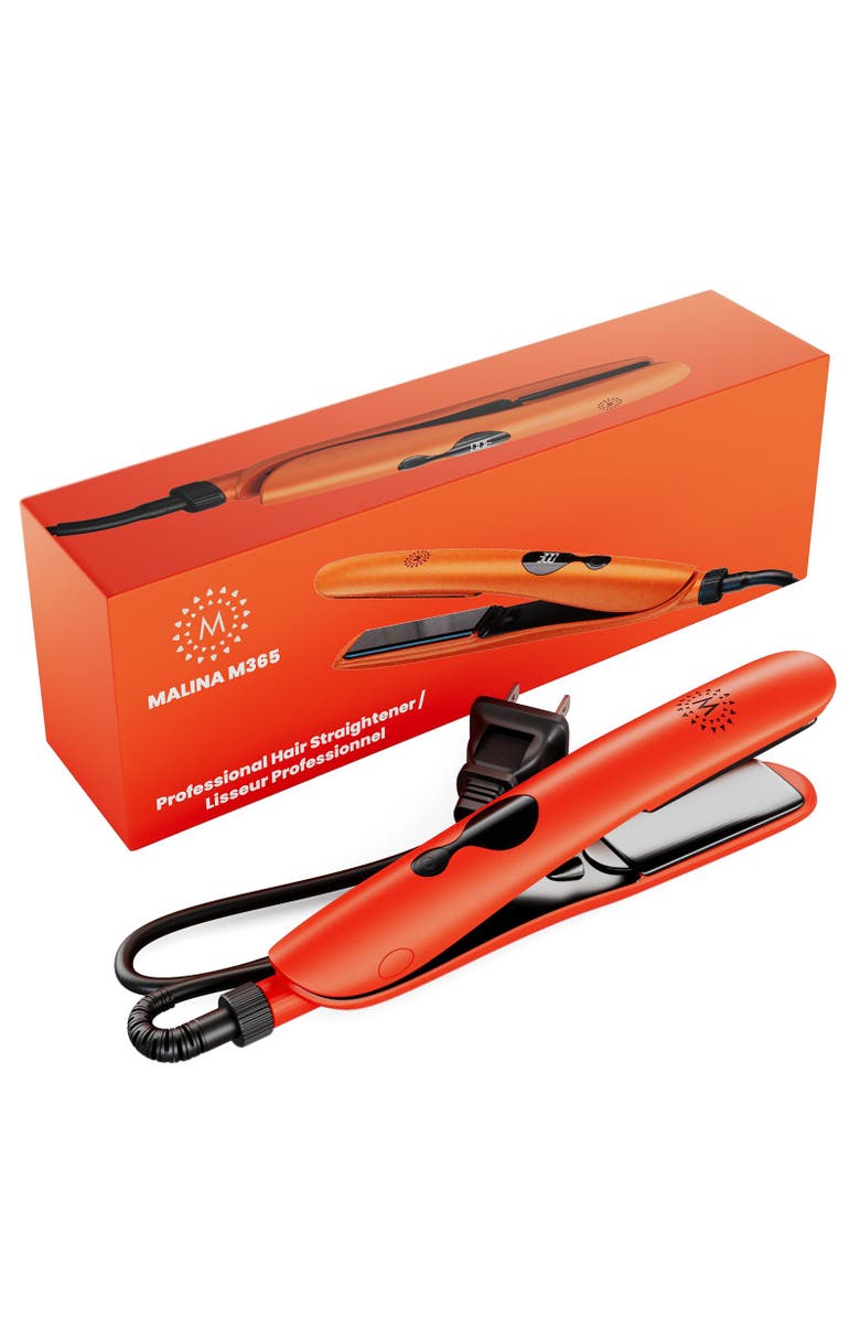 Malina Professional Hair Straightener, Alternate, color, Orange
