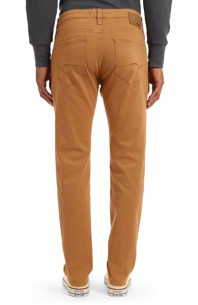 Mavi Jeans Marcus Slim Straight Leg Pants, Alternate, color, Caramel Supermove