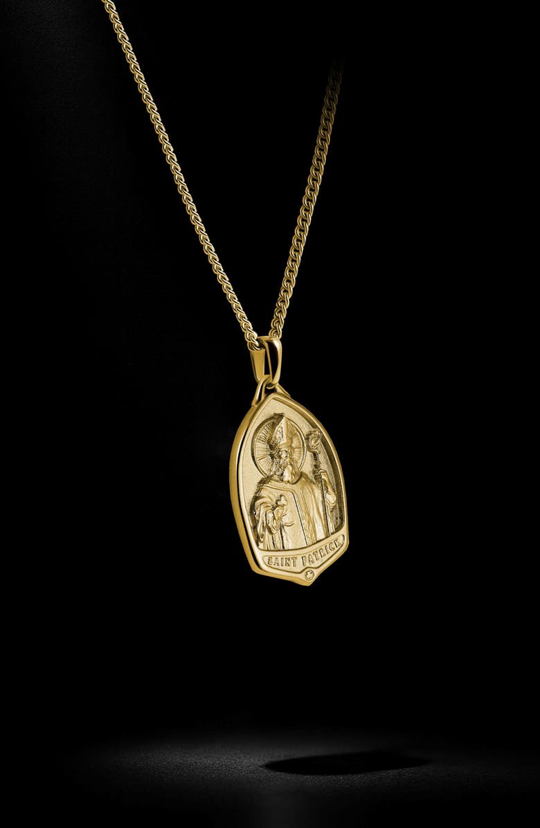 Vincero Men's St. Patrick Pendant Necklace, Alternate, color,