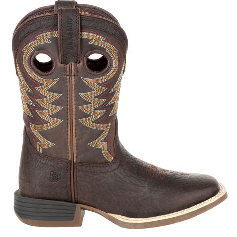 Lil' Little Kid's Brown Western Boot