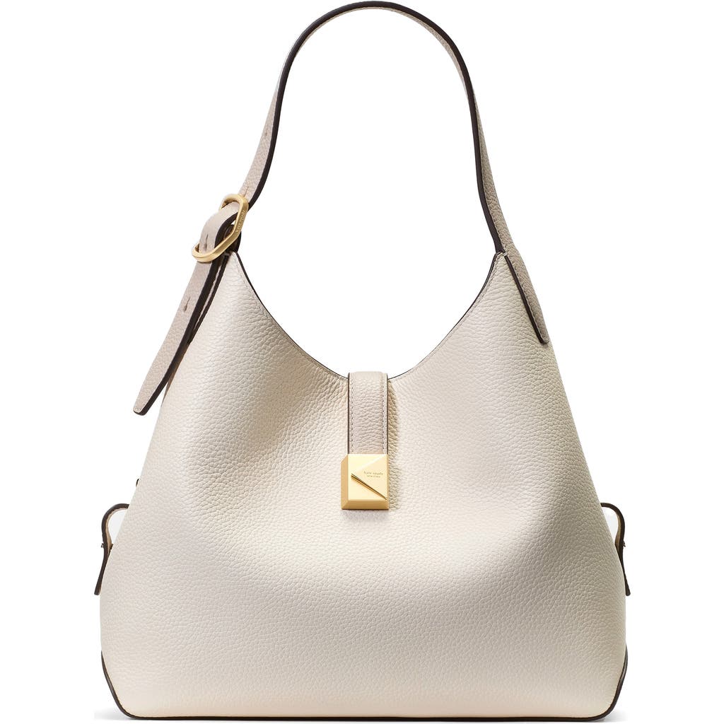Kate Spade New York Deco Color Blocked Pebbled Leather Small Crossbody Tote