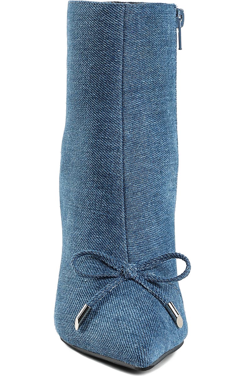 Rag & Co Milda Denim Pointed Toe Bootie, Alternate, color,
