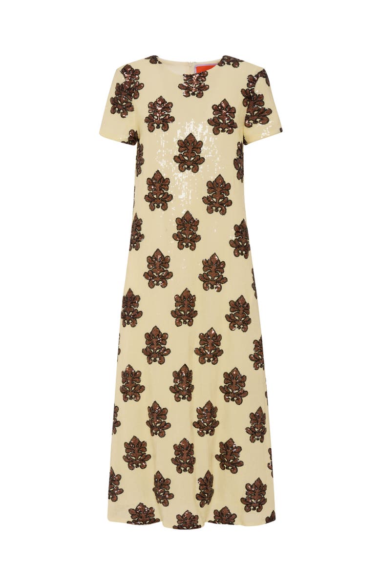 La DoubleJ Swing Dress, Alternate, color, Herald Paillettes Pink