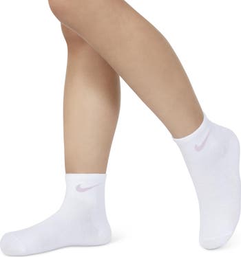 Kids' Metallic 6-Pack Swoosh Quarter Socks