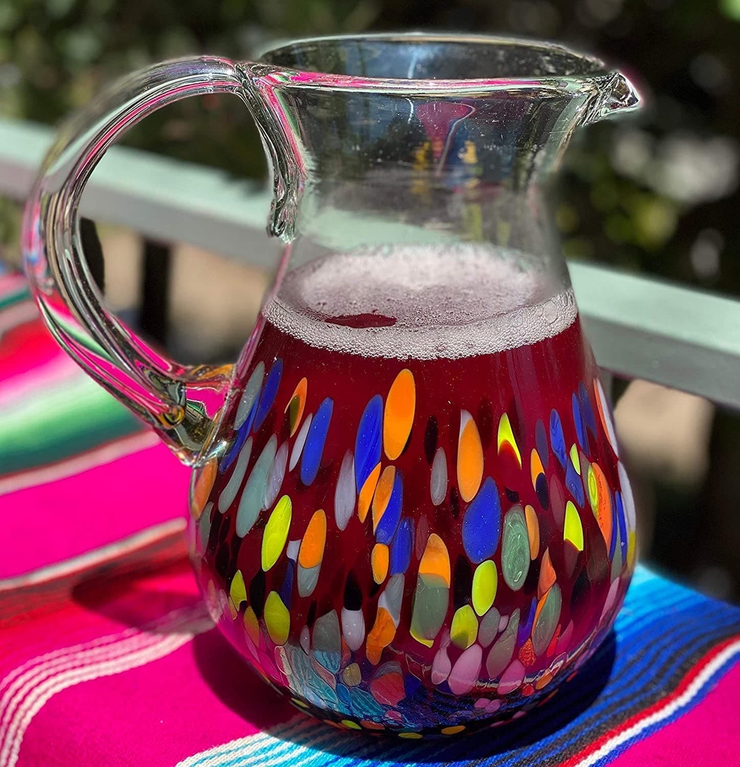 Dos Sueños Confetti Carmen Design Glass Pitcher | Nordstrom