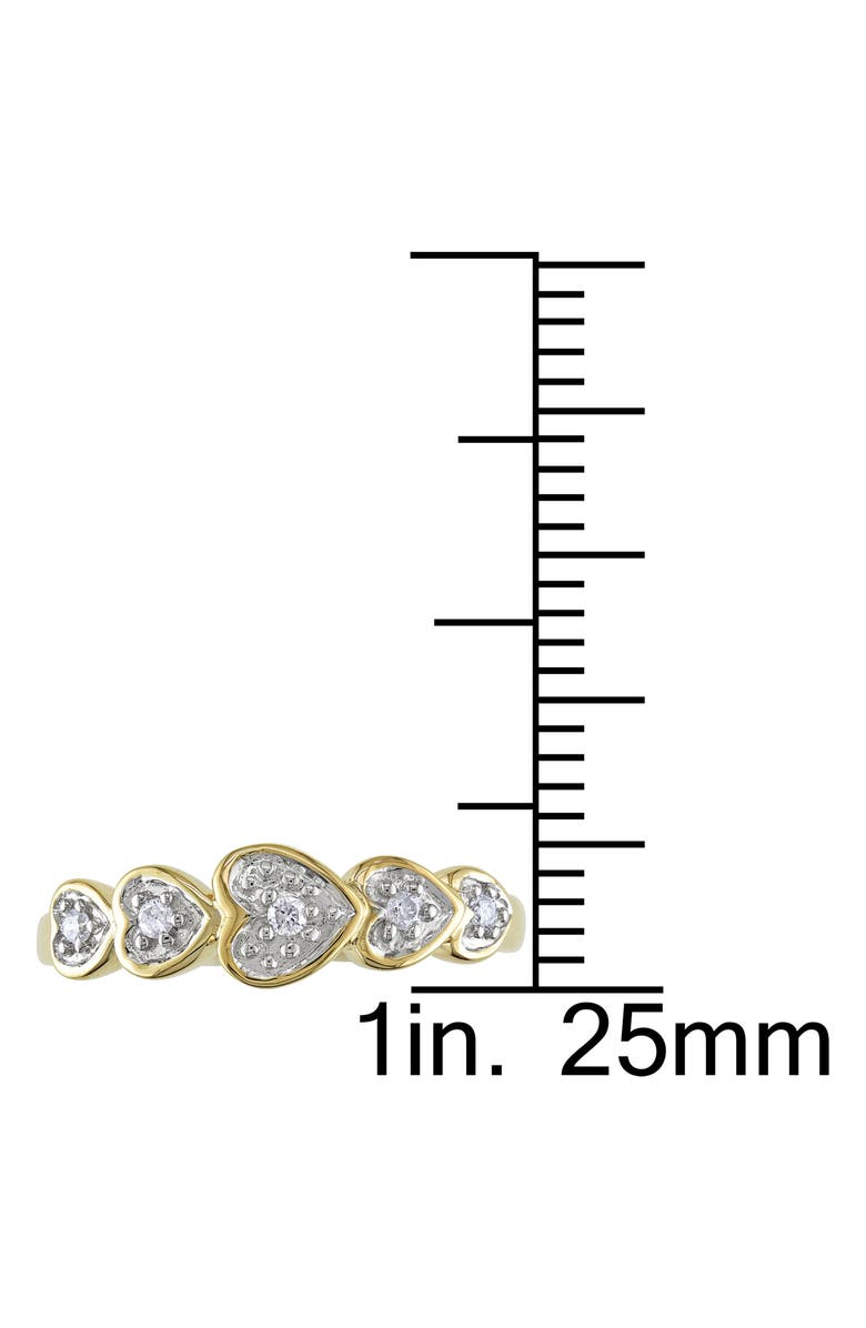 DELMAR Diamond Heart Ring, Alternate, color,