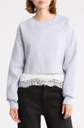 Madden Girl Raglan Cropped Sweatshirt