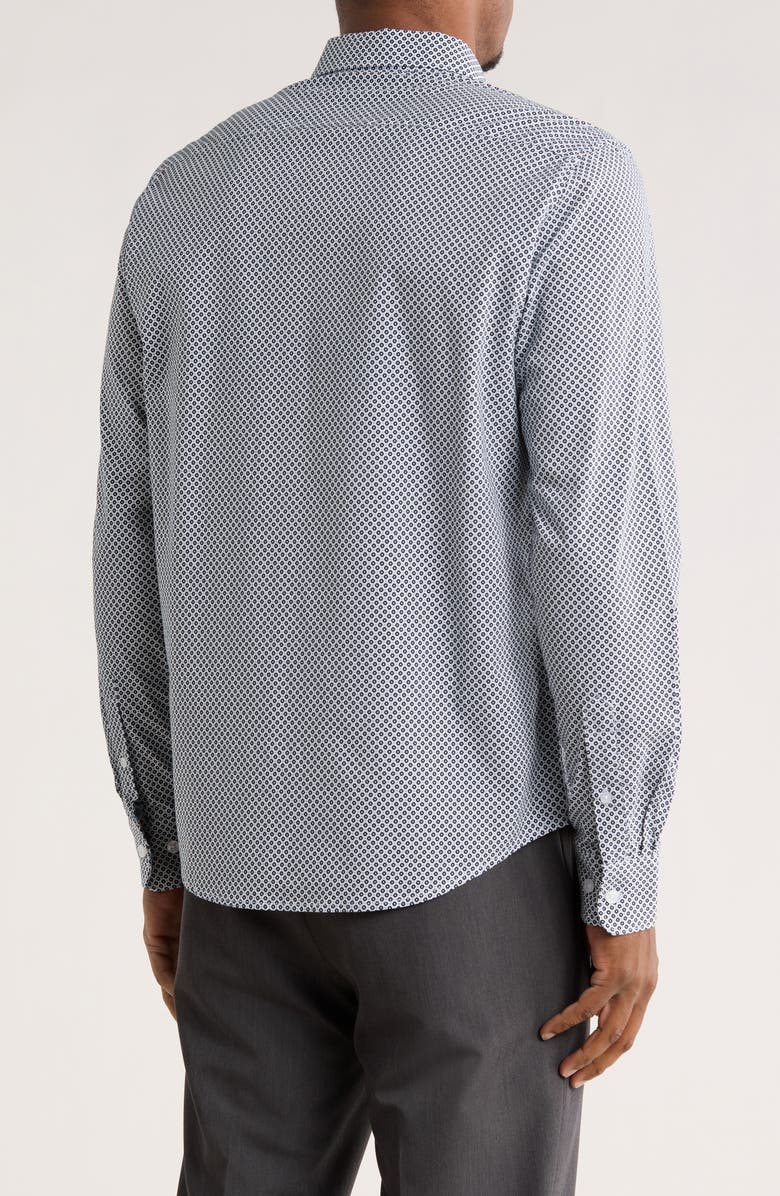 DENIM AND FLOWER Woven Long Sleeve Shirt, Alternate, color, White