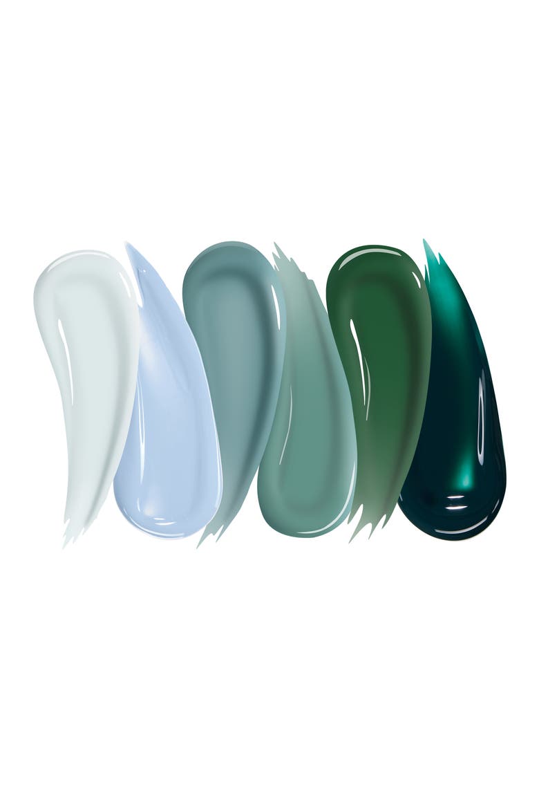 Neutral Nude Gel Polish Set 6 Colors, Alternate, color, Green