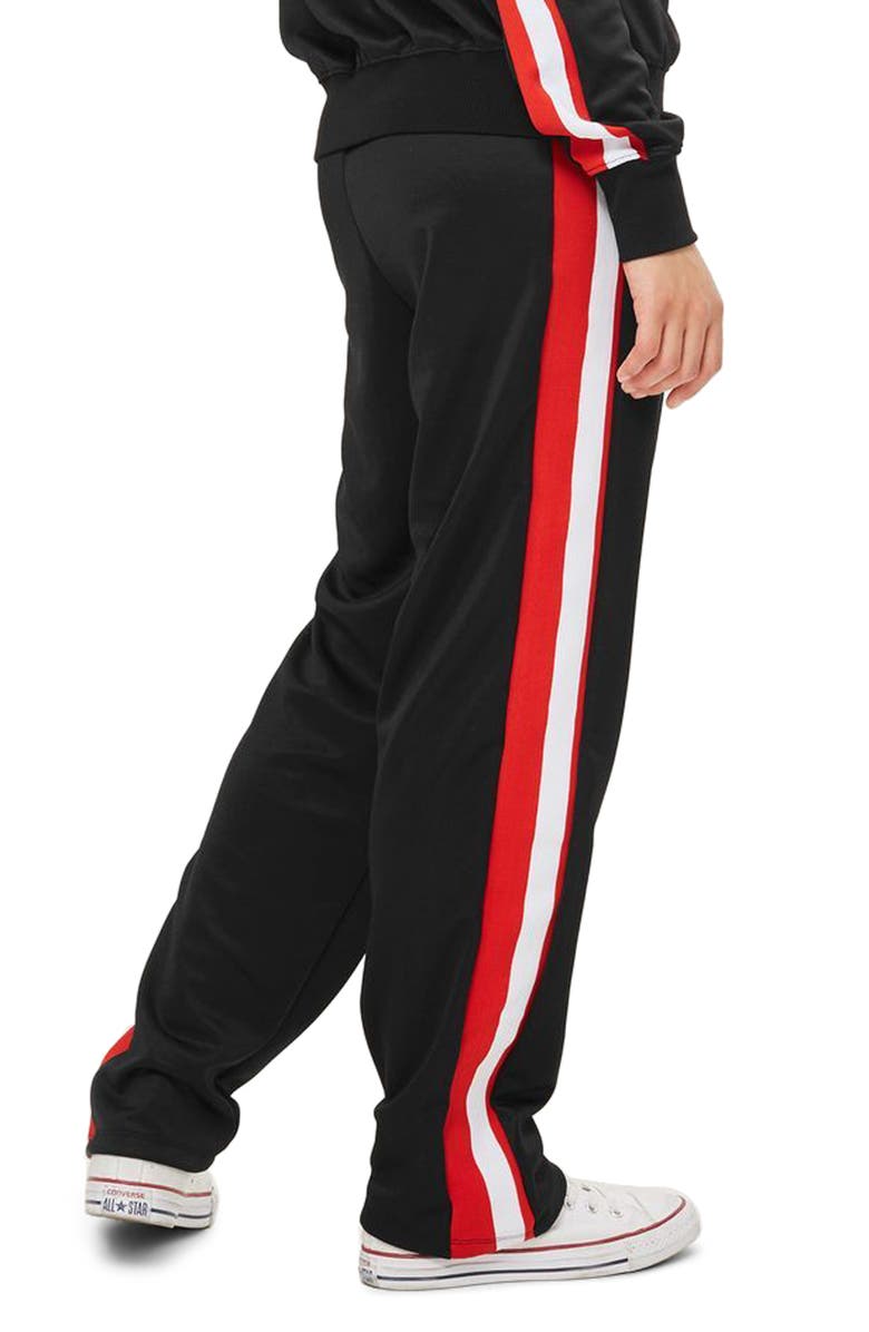 Topshop Studded Baker Boy Cap, Alternate, color, 