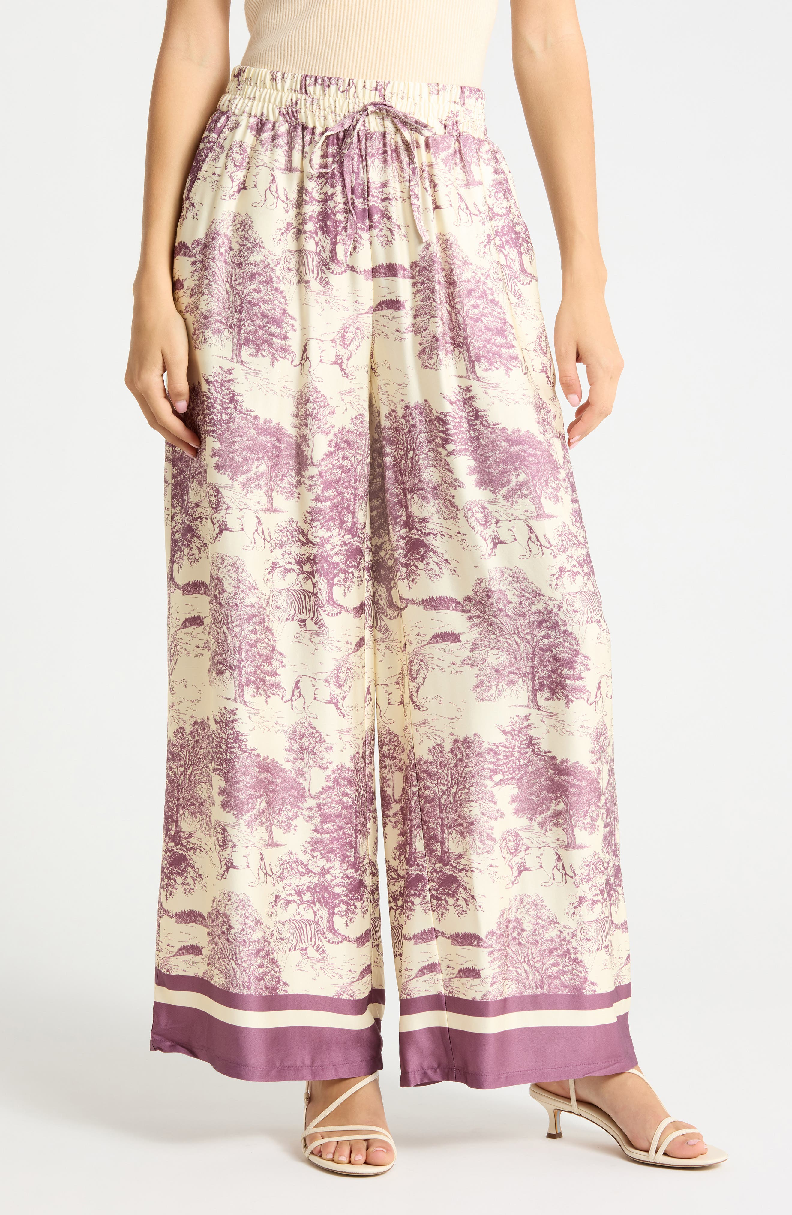 MAUVE/ IVORY