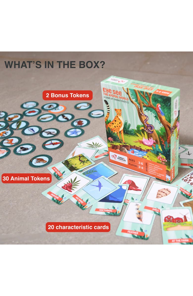 Chalk & Chuckles Eye See-Animals, Alternate, color, NO COLOR