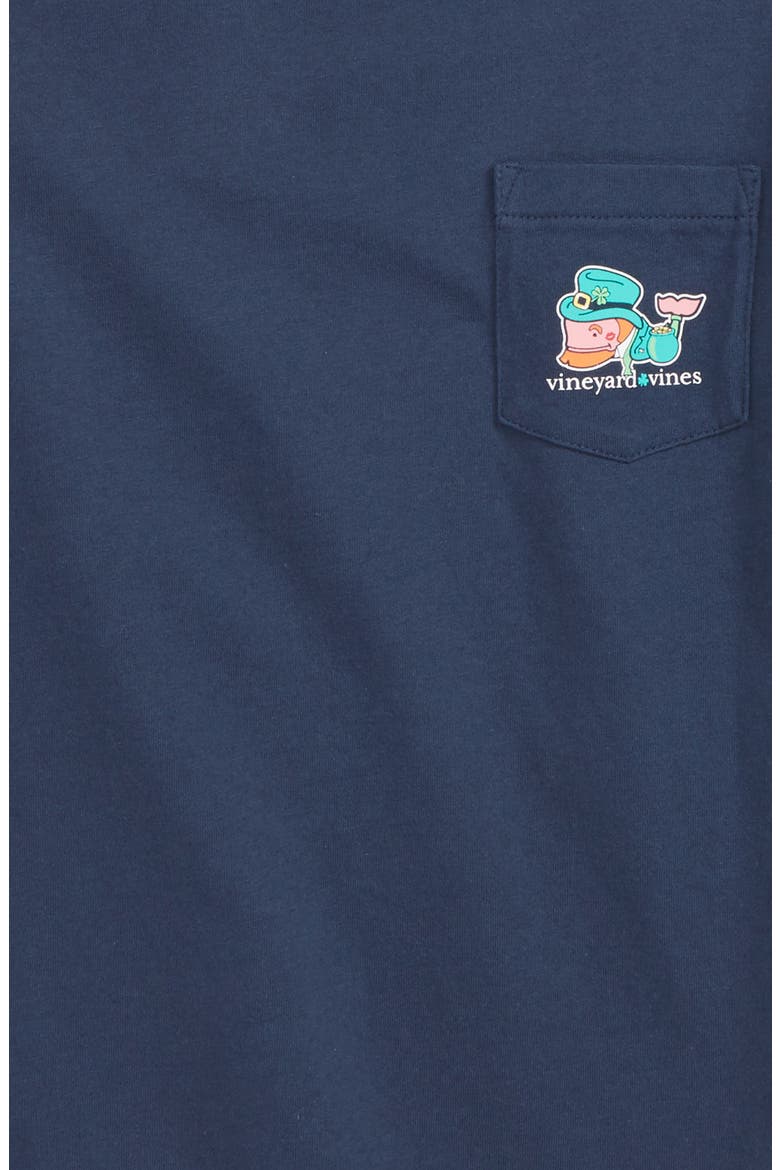 Kiss Me I'm Irish Pocket T-Shirt, Alternate, color, BLUE BLAZER