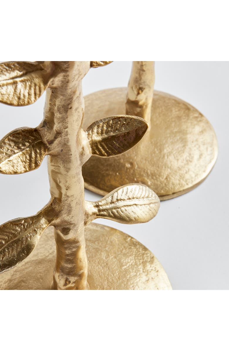 Napa Home & Garden Brier Taper Candle Holders Set of 2, Alternate, color, Gold