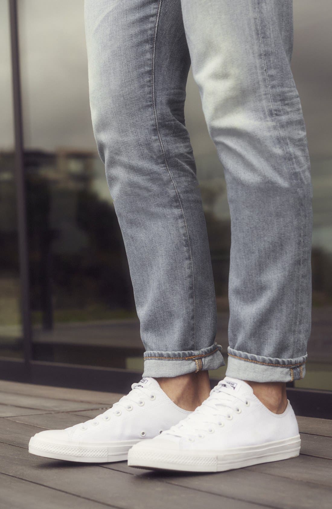 Converse Chuck Taylor<sup>®</sup> All Star<sup>®</sup> II 'Ox' Canvas Sneaker, Alternate, color, 