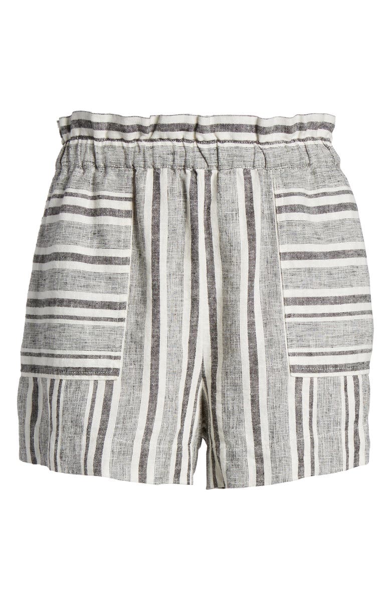 BP. Stripe Linen Blend Shorts, Alternate, color, 