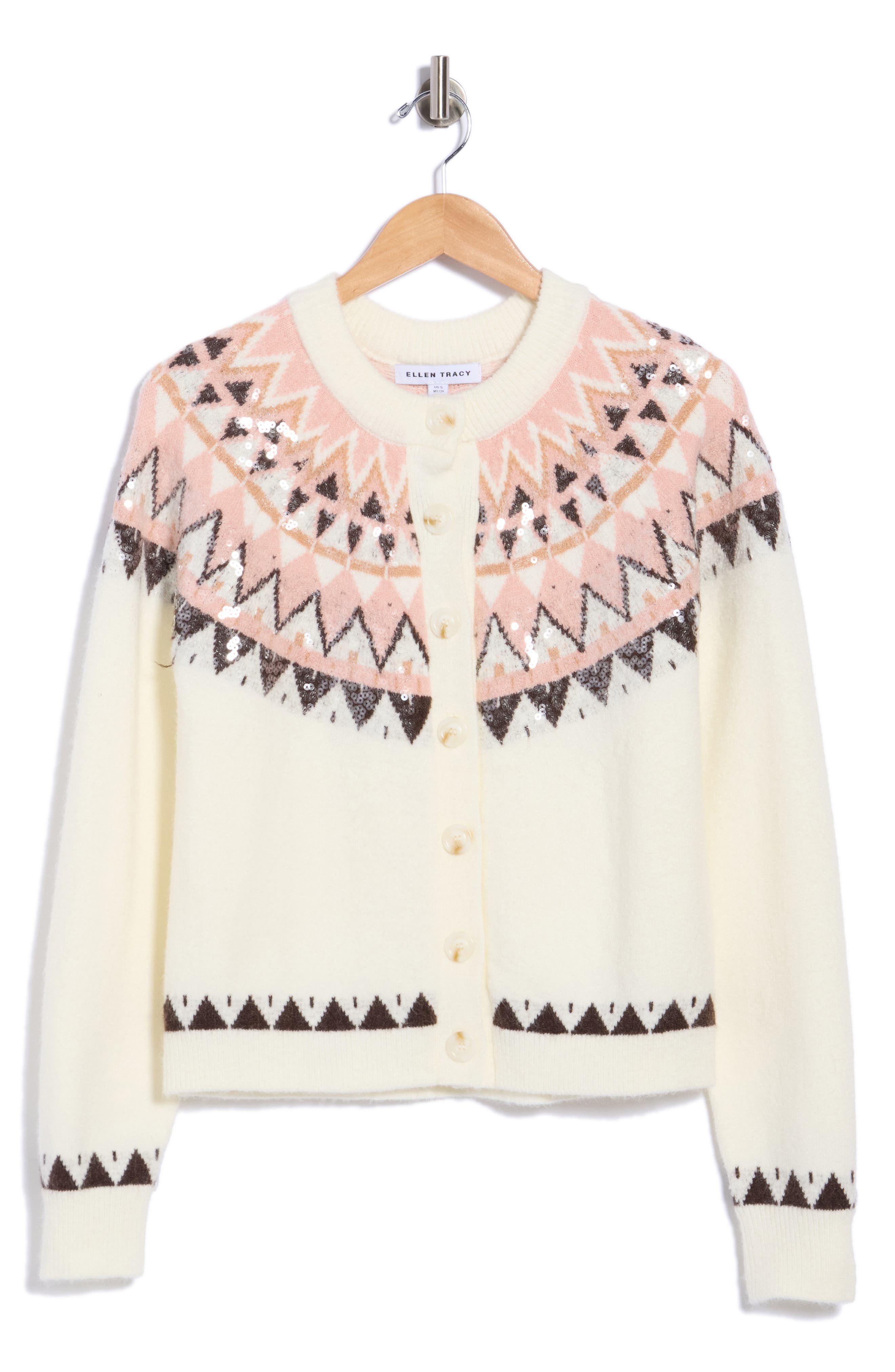 Fair Isle Crop Cardigan