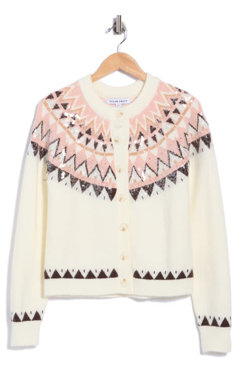 Fair Isle Crop Cardigan