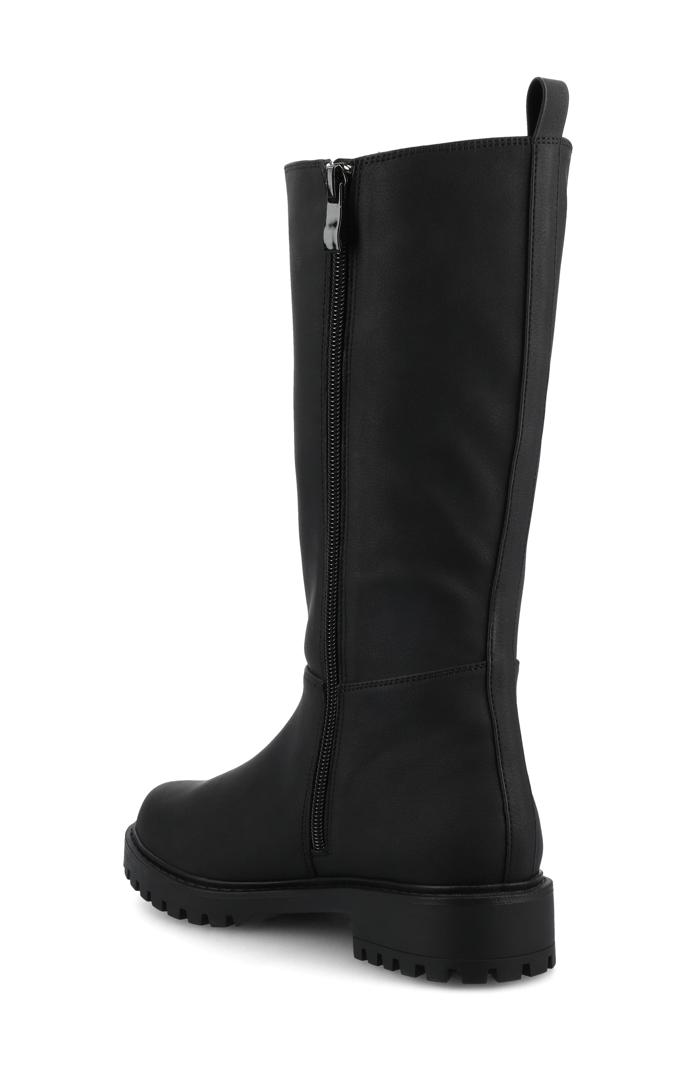 Journee Collection Brandi Knee High Boot, Alternate, color, Vintage Black