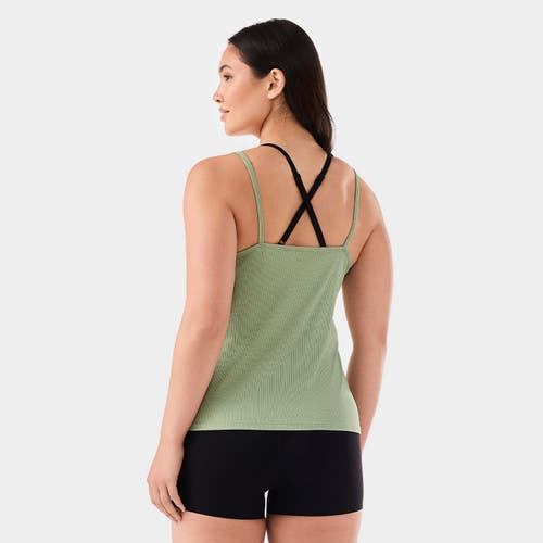 Tavi Pace Rib Tank In Green
