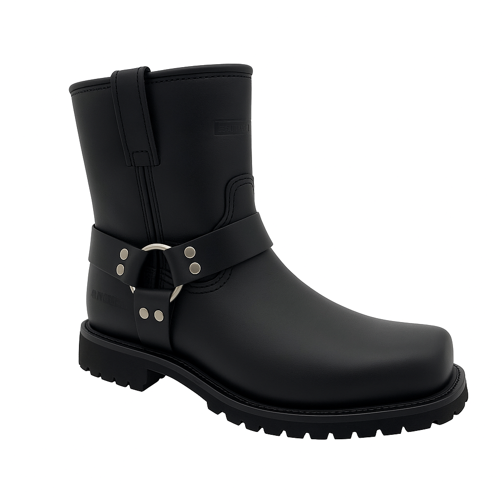 RideTecs 7" Side Zipper Harness, Main, color, Black