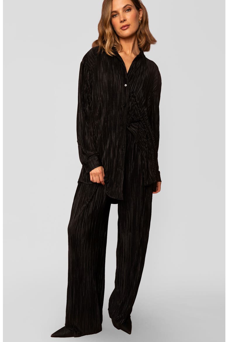 Raffa Pant, Alternate, color, Black crinkle