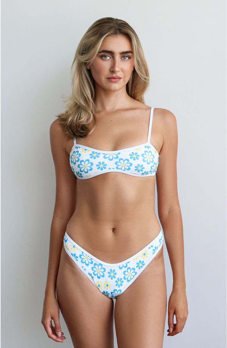 Dippin Daisys Venice Cheeky Bikini Bottom, Main, color, Honeysuckle