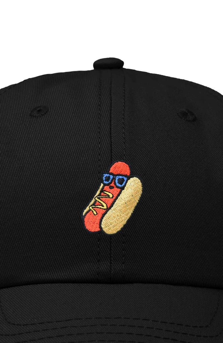 Dalix Dog Days Embroidered Casual Cap, Alternate, color, Black