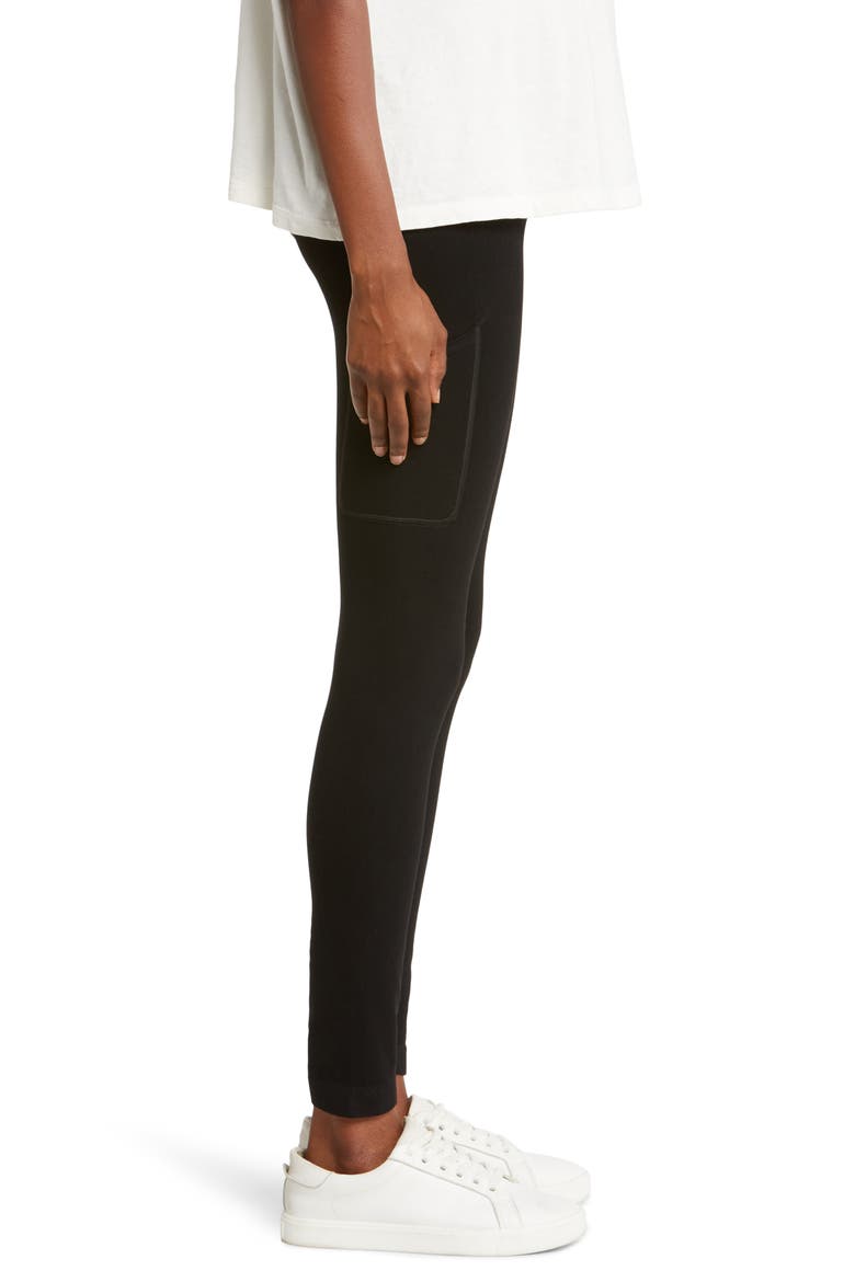 Cradle Your Bump Maternity Leggings, Alternate, color, BLACK