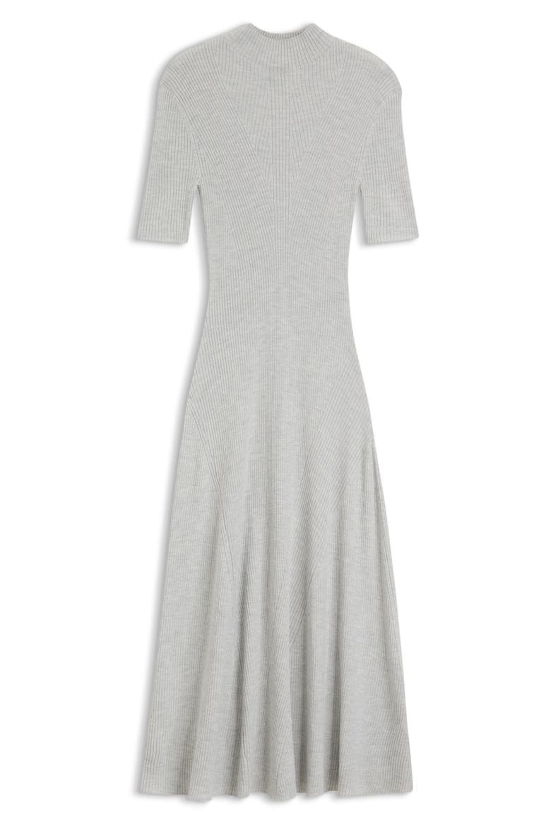 Farie Rib Wool Maxi Sweater Dress, Alternate, color, SILVER GREY MELANGE