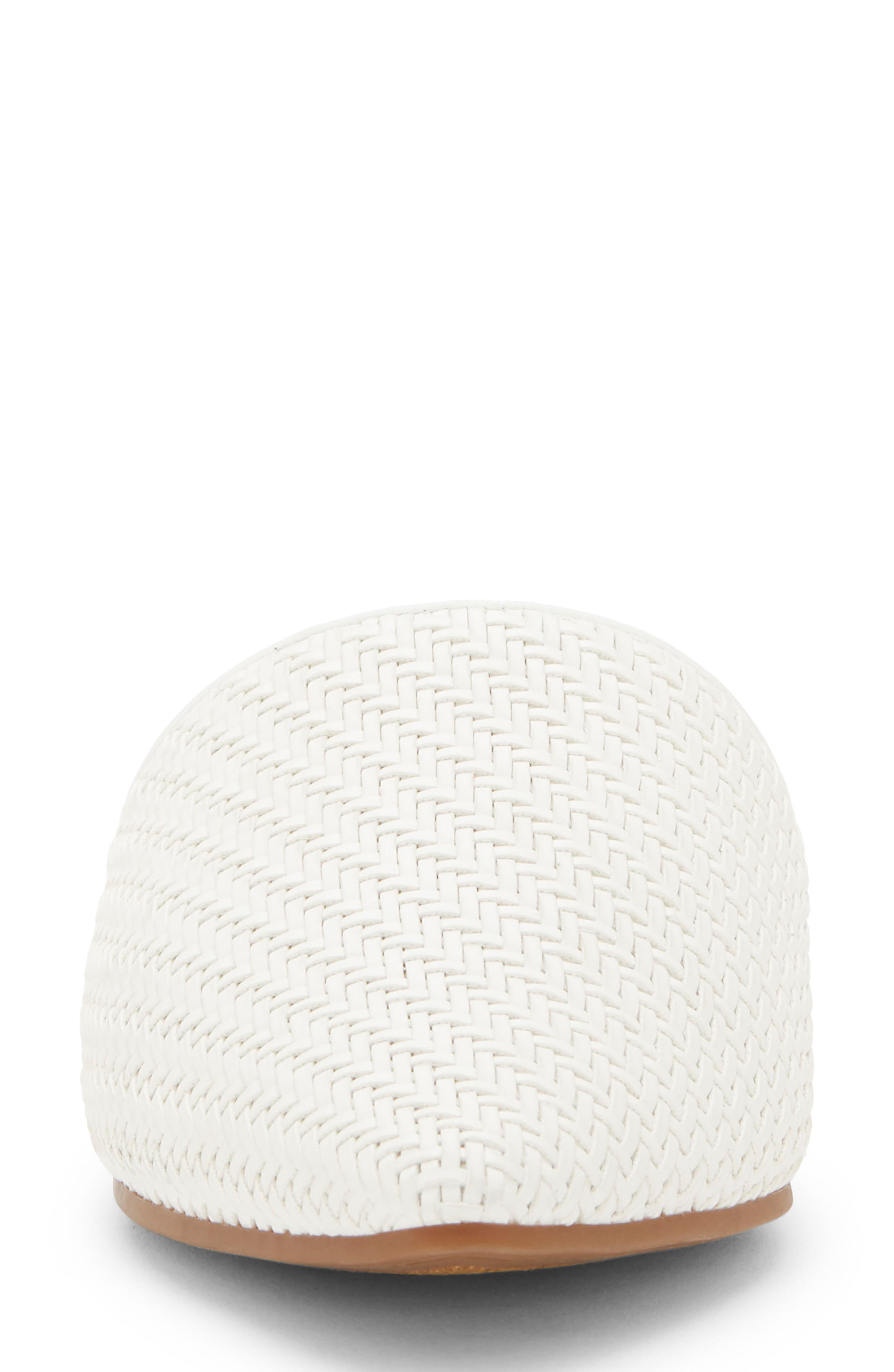 Bradell Pointy Toe Mule, Alternate, color, WHITE LEATHER