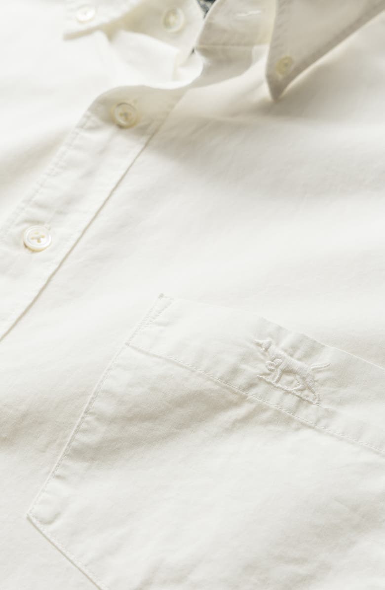 Rodd & Gunn Hendrick Cotton Button-Down Shirt, Alternate, color, Snow